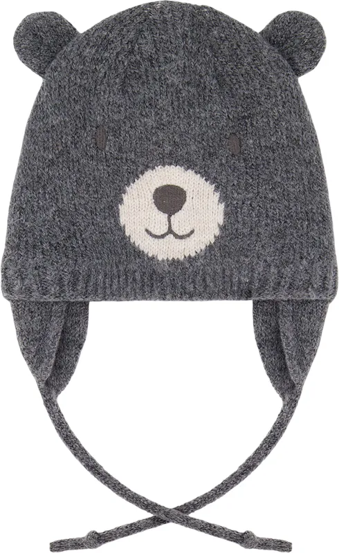Lined Knit Hat with Ears - Little Boy|-|Tuque doublé en tricot avec oreilles - Petit garçon sold by Altitude Sports