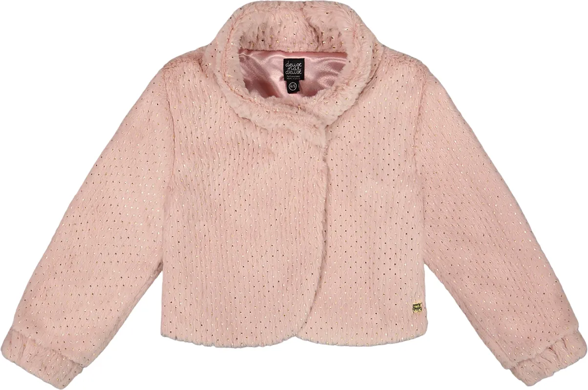 Fake Fur Short Jacket - Little Girl|-|Manteau courte en fausse fourrure - Petite fille sold by Altitude Sports