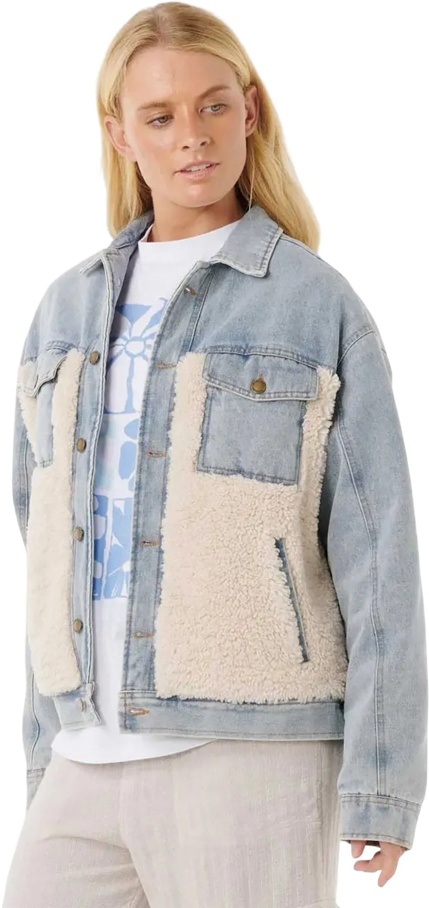 Cruisin' Sherpa Denim Jacket - Women's|-|Manteau en jean sherpa Cruisin' - Femme sold by Altitude Sports product image thumbnail 2