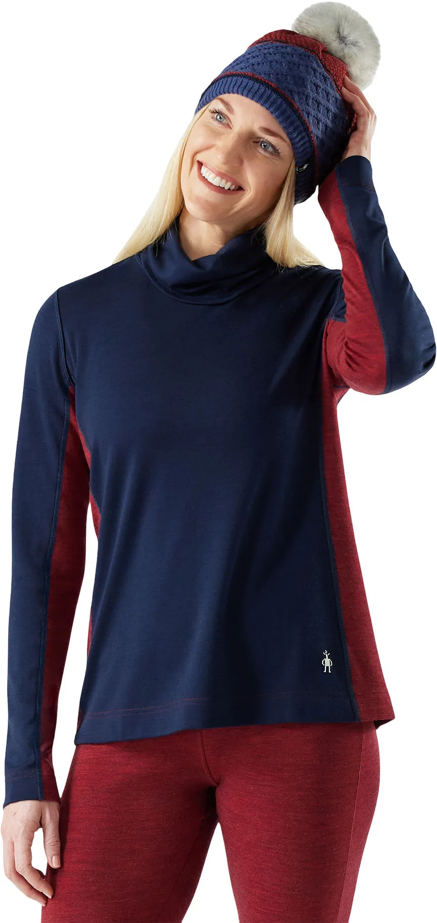 Classic Thermal Merino Mock Neck Base Layer Top - Women's|-|Couche de base pour le haut classique à col montant en mérinos thermique - Femme sold by Altitude Sports product image thumbnail 3