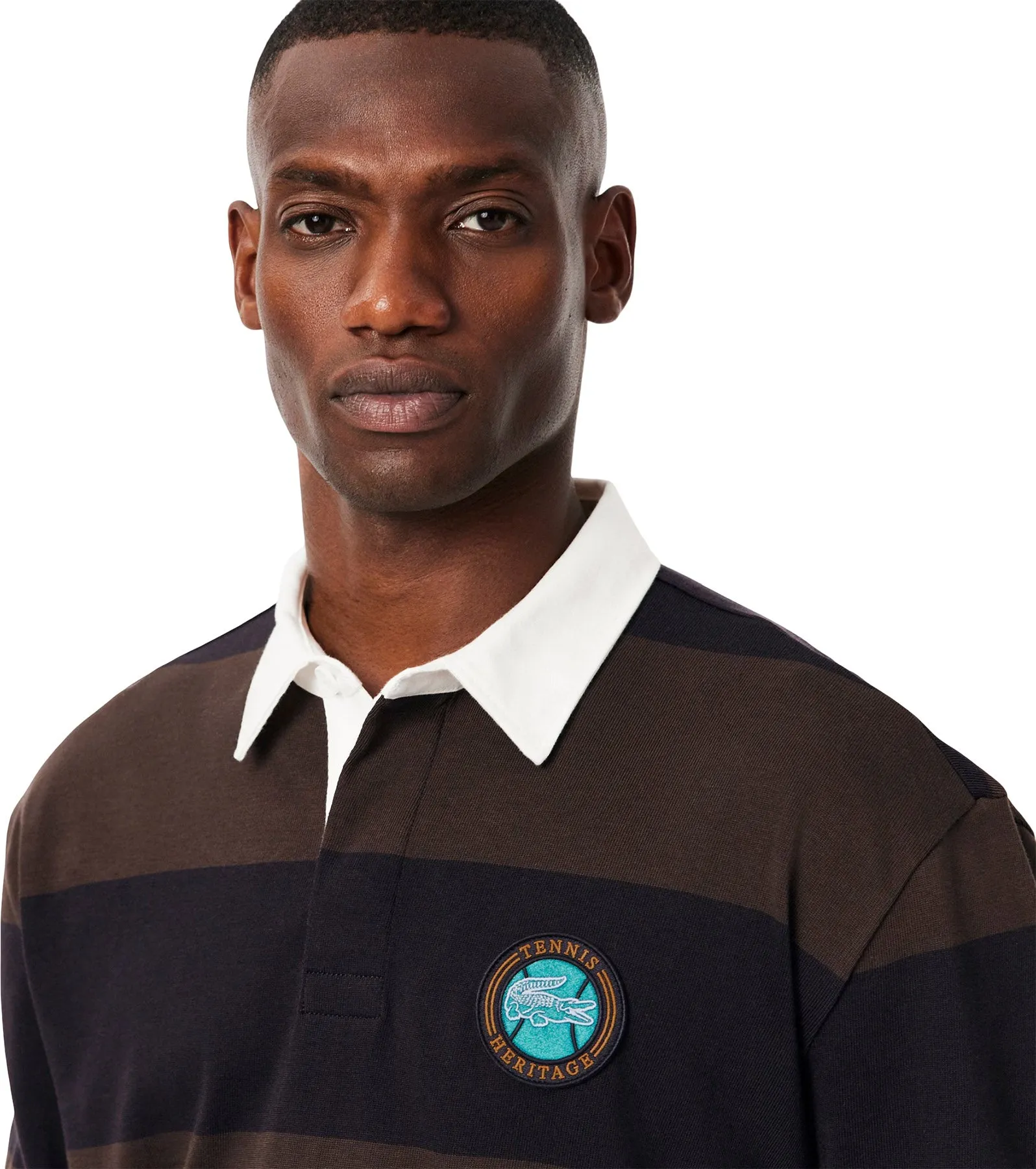 Relaxed Fit Striped Rugby Polo - Men's|-|Polo rugby à rayures coupe décontractée - Homme sold by Altitude Sports product image thumbnail 2