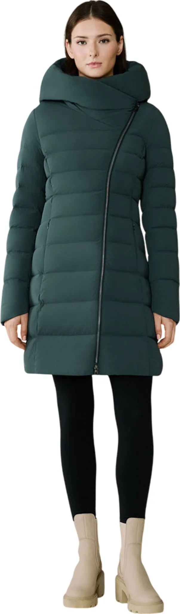 Judy-M Stretch Down Coat with Hood - Women's |-|Manteau extensible en duvet avec capuchon Judy-M - Femme sold by Altitude Sports