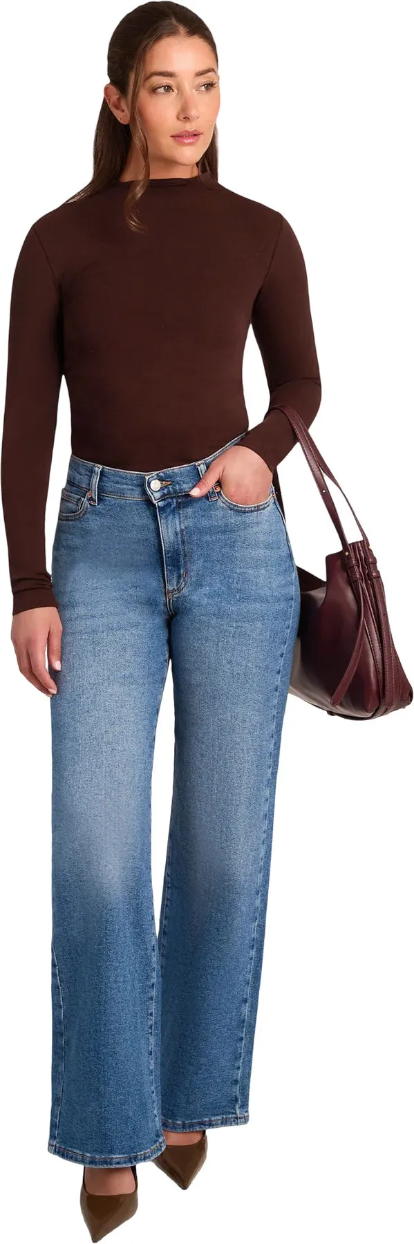Lily Wide Leg Jeans - Women's|-|Jean à jambe large Lily - Femme sold by Altitude Sports product image thumbnail 4