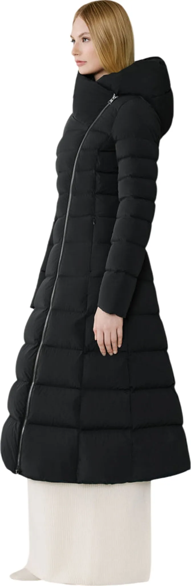 Judy-L Stretch Down Maxi Coat with Hood - Women's|-|Manteau maxi extensible en duvet avec capuchon Judy-L - Femme sold by Altitude Sports product image thumbnail 2