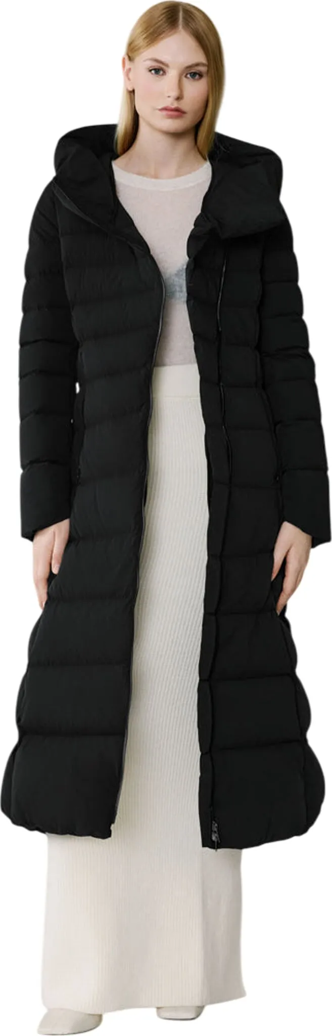 Judy-L Stretch Down Maxi Coat with Hood - Women's|-|Manteau maxi extensible en duvet avec capuchon Judy-L - Femme sold by Altitude Sports