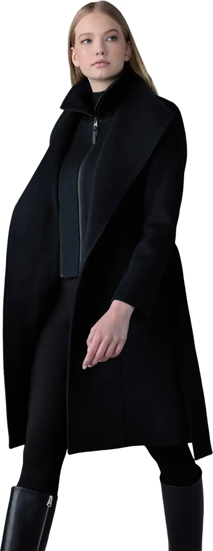 Norita 2-in-1 Double Face Wool Coat with Sash - Women's|-|Manteau 2-en-1 réversible en laine avec ceinture Norita - Femme sold by Altitude Sports product image thumbnail 2