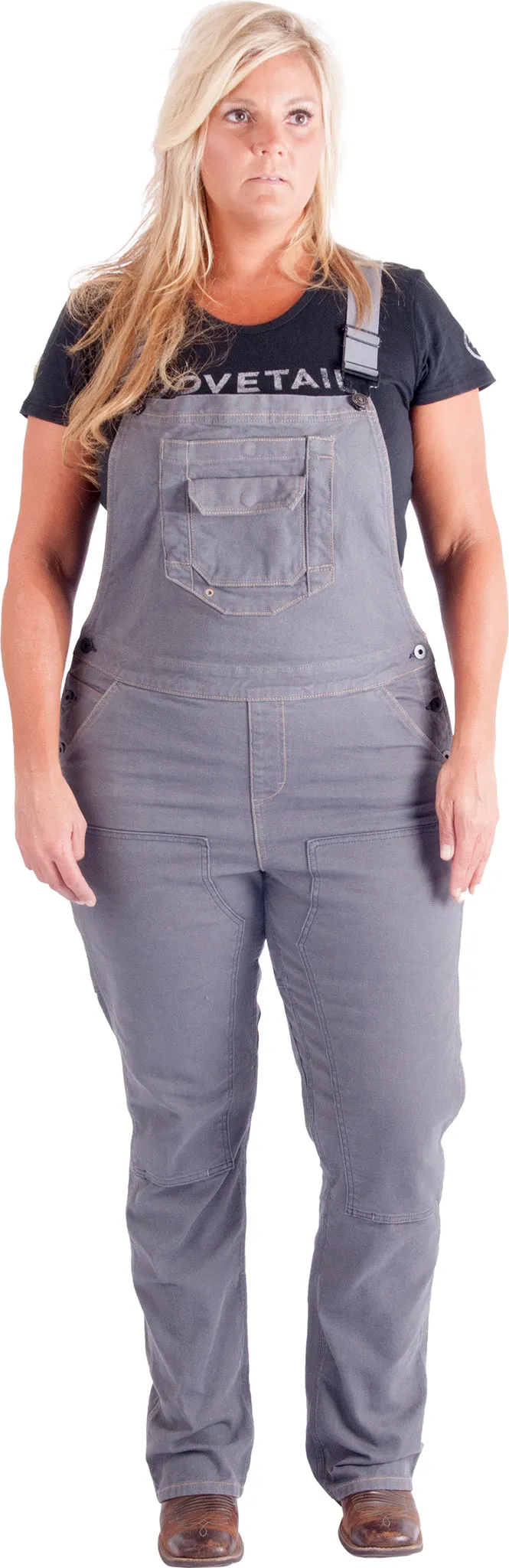 Freshley Overall Grey Stretch Canvas - Women's|-|Salopette grise extensible en toile Freshley - Femme sold by Altitude Sports product image thumbnail 4