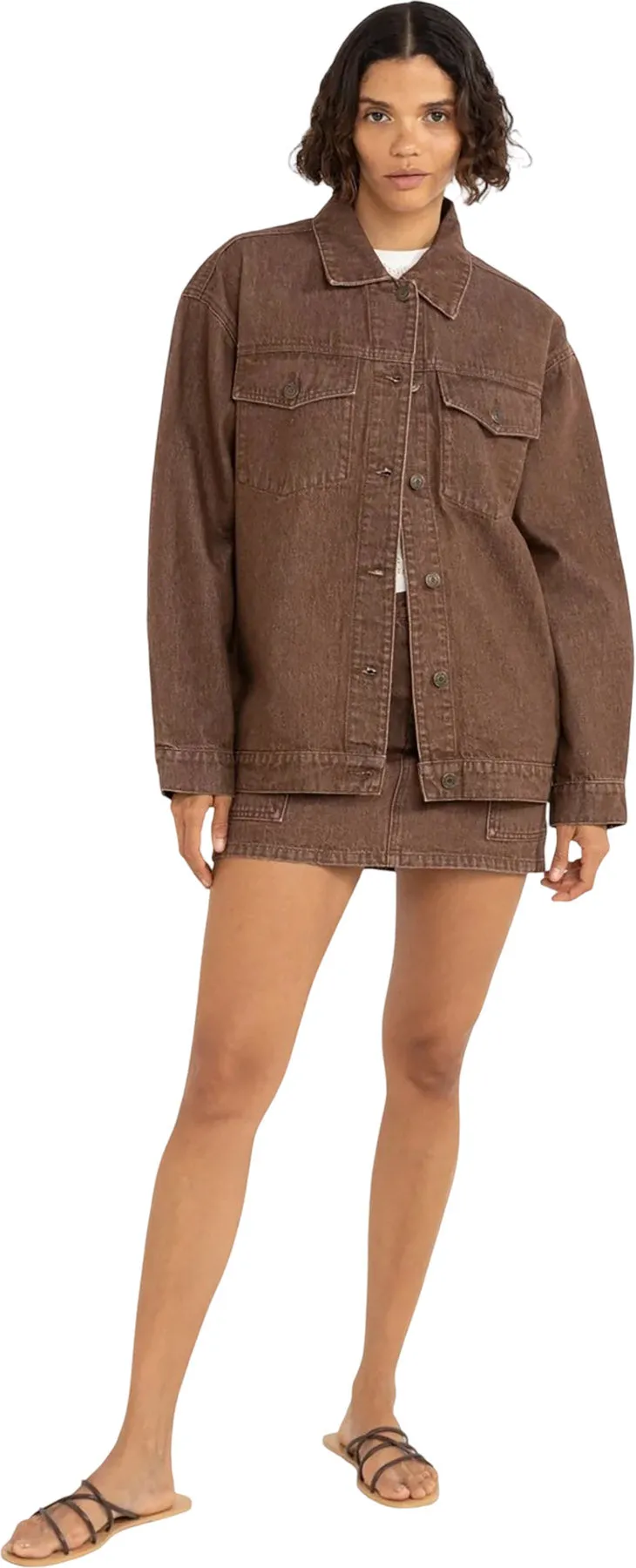 Oversized Denim Jacket - Women's|-|Manteau en denim surdimensionné - Femme sold by Altitude Sports product image thumbnail 2