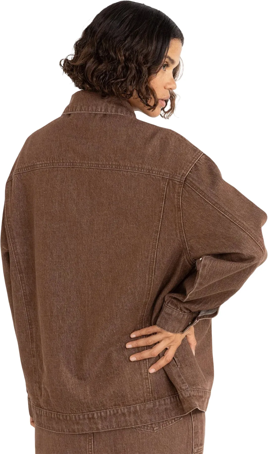 Oversized Denim Jacket - Women's|-|Manteau en denim surdimensionné - Femme sold by Altitude Sports product image thumbnail 4