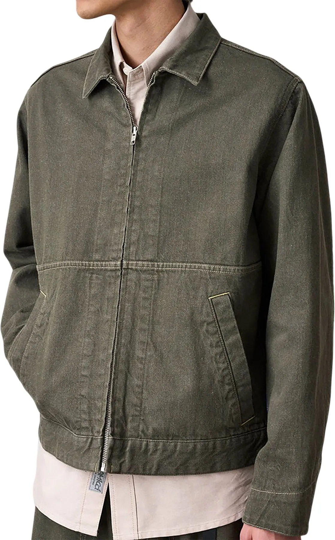 Japanese Slub Denim Jacket - Men's|-|Manteau en denim flammé japonais - Homme sold by Altitude Sports product image thumbnail 4