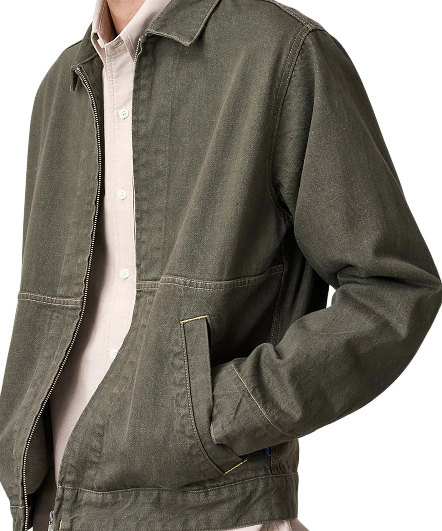 Japanese Slub Denim Jacket - Men's|-|Manteau en denim flammé japonais - Homme sold by Altitude Sports product image thumbnail 5