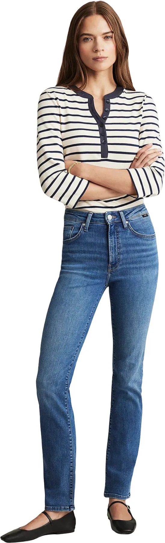 Kendra Straight Leg Jeans - Women's|-|Jean à jambe droite Kendra - Femme sold by Altitude Sports product image thumbnail 3