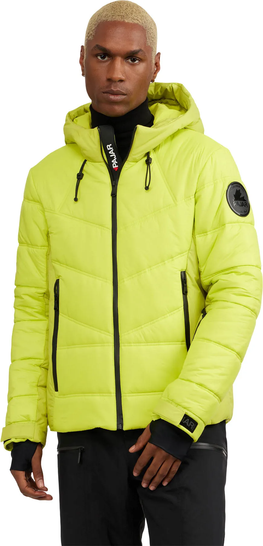 Thebe Mixed Media Ski Jacket with Fixed Hood - Men's|-|Manteau de ski en matériaux assortis avec capuchon fixe Thebe - Homme sold by Altitude Sports
