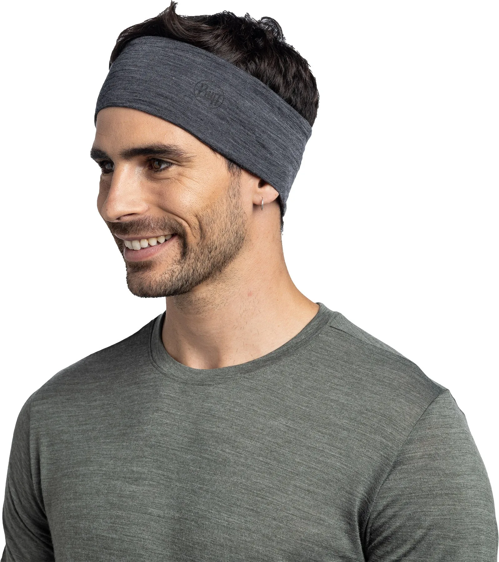 Solid Lightweight Merino Wool Headband - Unisex|-|Bandeau en laine mérinos légère uni - Unisexe sold by Altitude Sports product image thumbnail 2