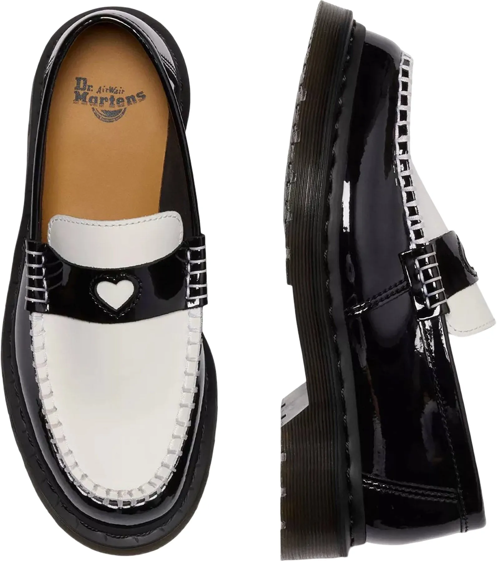 Penton Heart Two-Tone Patent Leather Loafers - Women's|-|Mocassins en cuir verni bicolore Penton Heart - Femme sold by Altitude Sports product image thumbnail 5