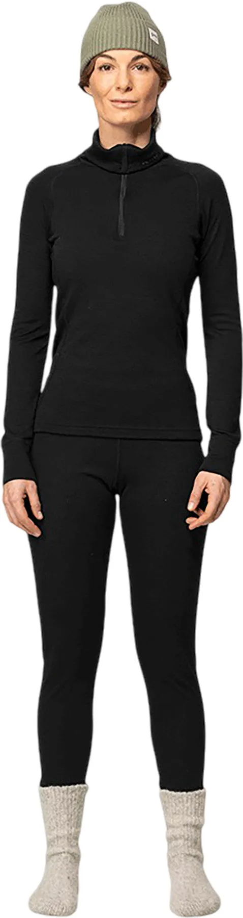 Duo Active Merino 205 Zip Neck Base Layer Top - Women's|-|Couche de base pour le haut col à glissière en mérinos 205 Duo Active - Femme sold by Altitude Sports product image thumbnail 3