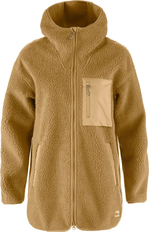 Vardag Pile Fleece Long Hooded Jacket - Women's|-|Manteau long à capuchon en polaire à poil Vardag - Femme made by Fjallraven