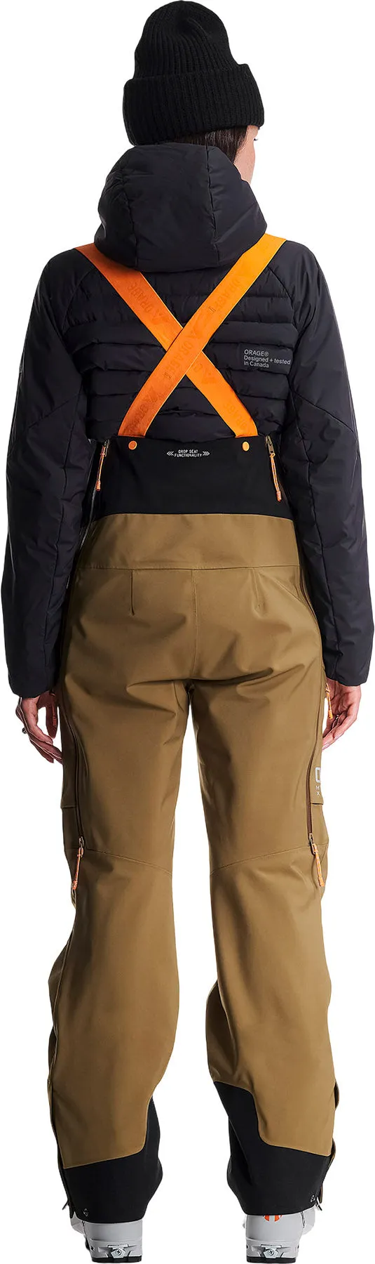 MTN-X Cliff 3 Layer Bib - Women's|-|Salopette 3 couches MTN-X Cliff - Femme sold by Altitude Sports product image thumbnail 3