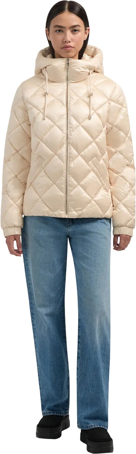 Skylynn Diamond Quilted Boxy Puffer Jacket - Women's |-|Manteau matelassé à losanges coupe carrée Skylynn - Femme sold by Altitude Sports product image thumbnail 5
