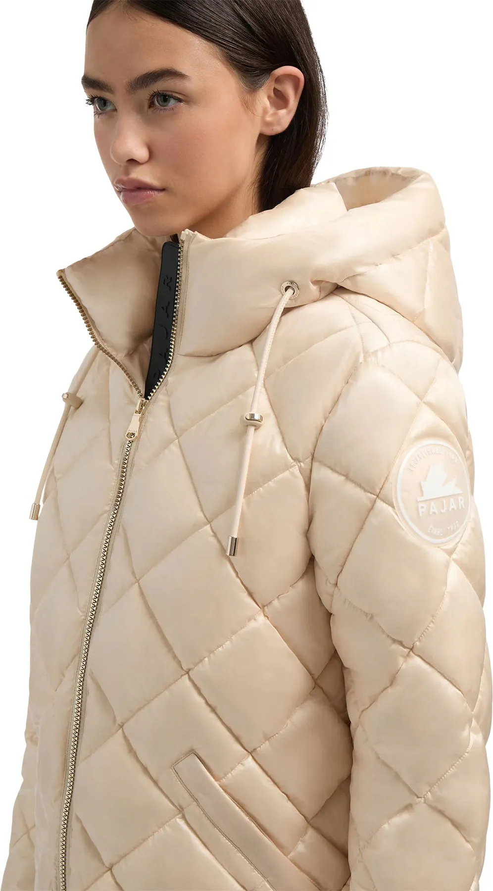 Skylynn Diamond Quilted Boxy Puffer Jacket - Women's |-|Manteau matelassé à losanges coupe carrée Skylynn - Femme sold by Altitude Sports product image thumbnail 4