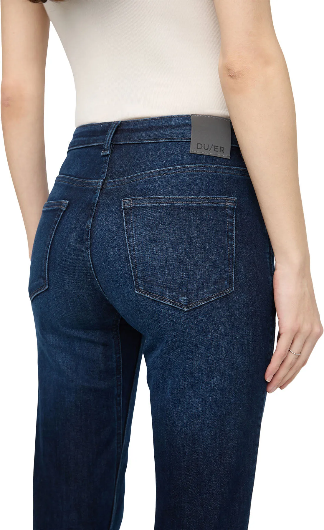 Tech Fleece Denim High Rise Straight Leg Jeans - Women's|-|Jean droit à taille haute en denim Tech Fleece - Femme sold by Altitude Sports product image thumbnail 3