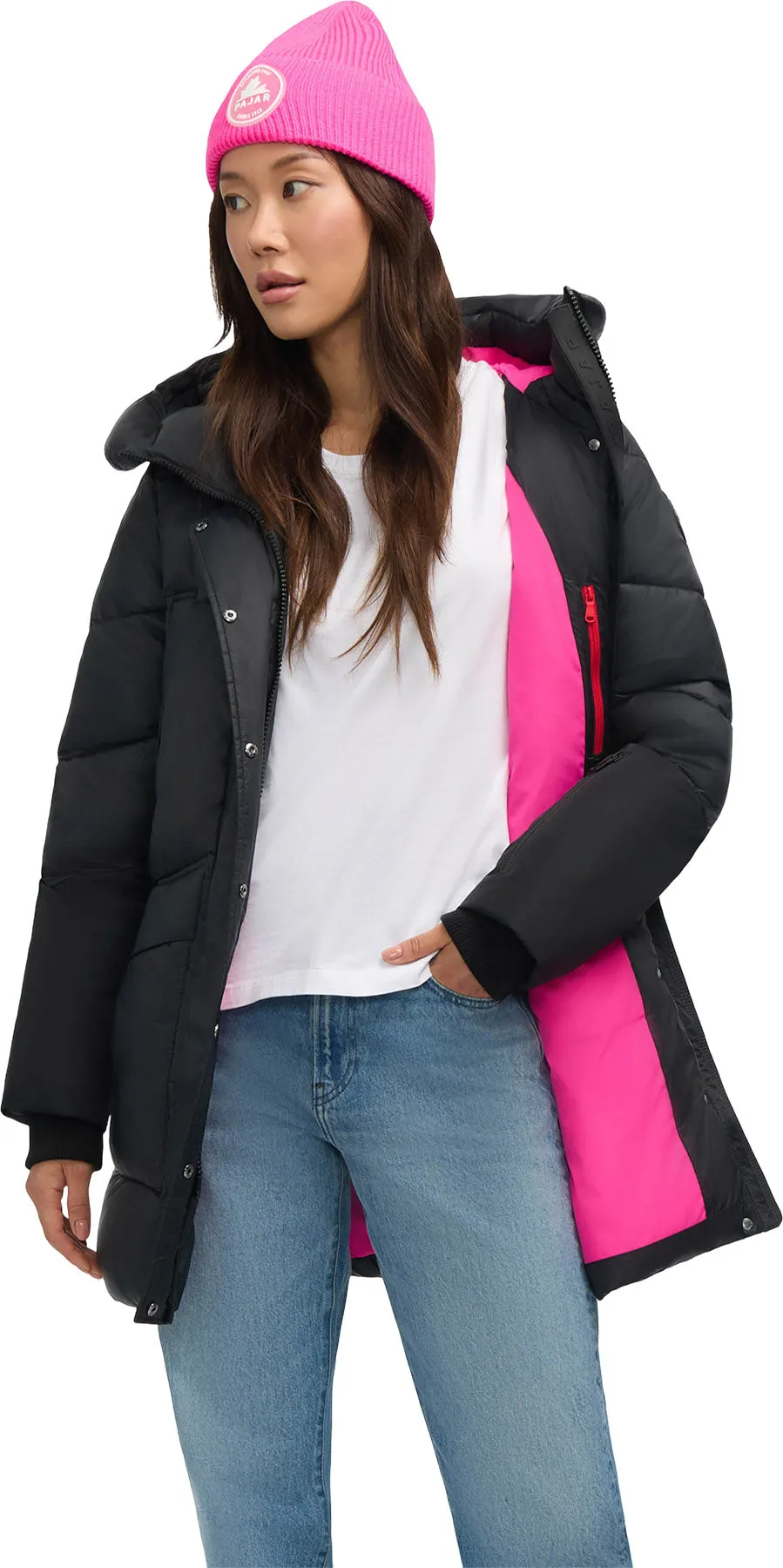 Heirani Mid-Length Quilted Puffer Parka with Oversized Hood - Women's|-|Parka mi-longue matelassée avec capuchon surdimensionné Heirani - Femme sold by Altitude Sports product image thumbnail 2