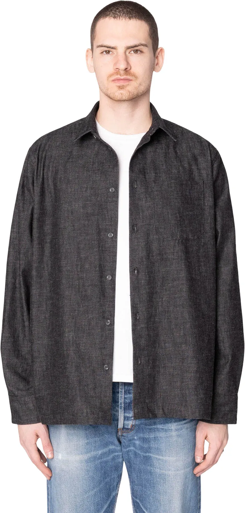 True Shirt - Black Lightweight Denim - Men's|-|Chemise True - Black Lightweight Denim - Homme sold by Altitude Sports product image thumbnail 2