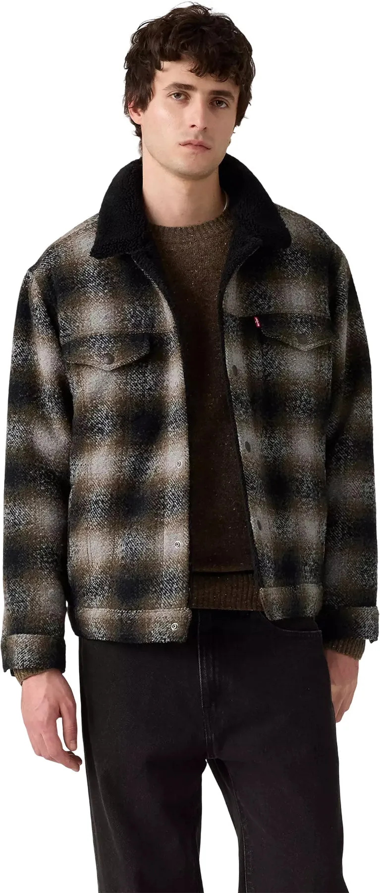 Relaxed Fit Plaid Trucker Jacket - Men's|-|Manteau de camionneur à carreaux coupe décontractée - Homme sold by Altitude Sports product image thumbnail 4
