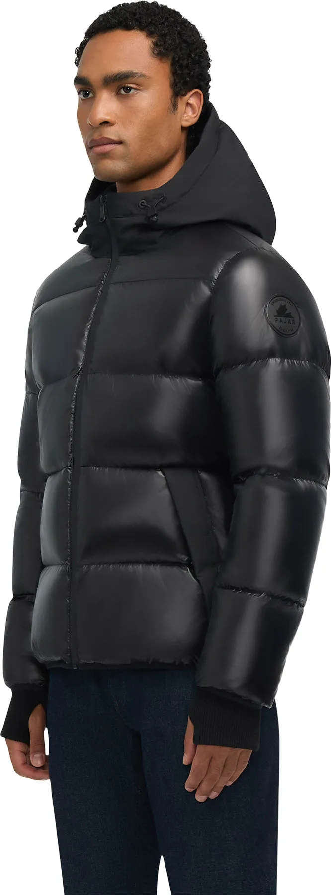 Rikuto Boxy Channel Quilted Puffer Jacket with Fixed Hood - Men's |-|Manteau matelassé coupe carrée à canaux avec capuchon fixe Rikuto - Homme sold by Altitude Sports product image thumbnail 5