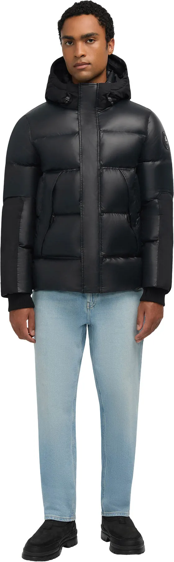 Nuray Mixed Media Color Block Puffer Jacket with Fixed Hood - Men's|-|Manteau matelassé à couleurs contrastantes en matériaux assortis avec capuchon fixe Nuray - Homme sold by Altitude Sports product image thumbnail 3