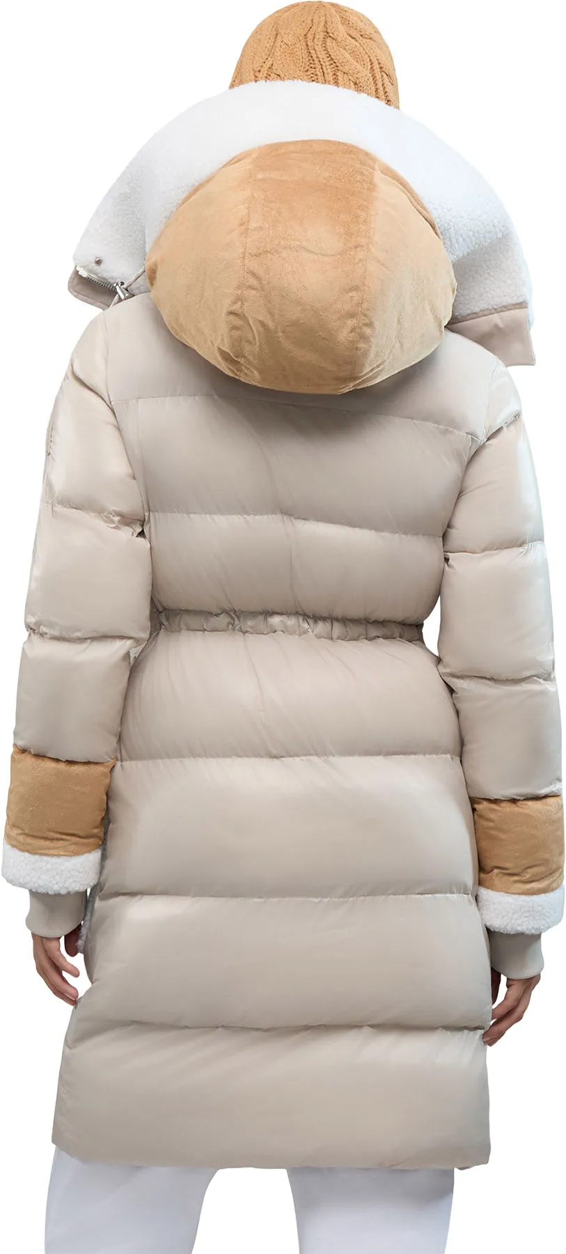 Malet Puffer Parka with Mixed Media Detailing - Women's|-|Parka polaire avec motifs mixtes Malet - Femme sold by Altitude Sports product image thumbnail 2