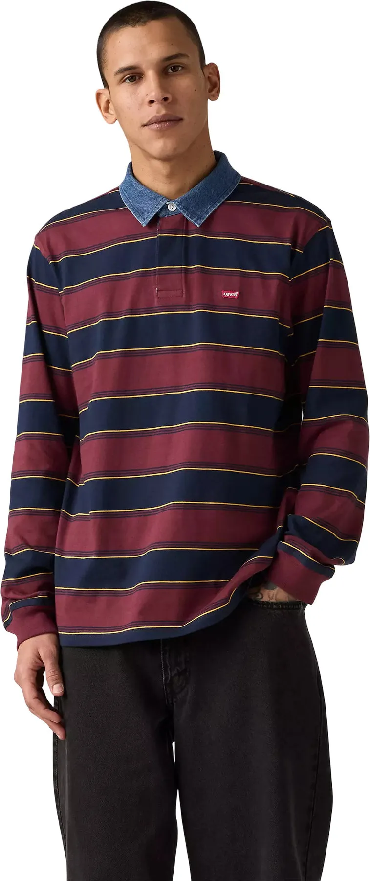 Classic Long Sleeve Rugby Shirt - Men's|-|Chemise rugby à manches longues classique - Homme sold by Altitude Sports product image thumbnail 4