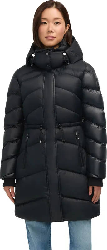 Saturn Mid-Length Quilted Puffer Jacket with Removable Hood - Women's |-|Manteau matelassé mi-long avec capuchon amovible Saturn - Femme sold by Altitude Sports
