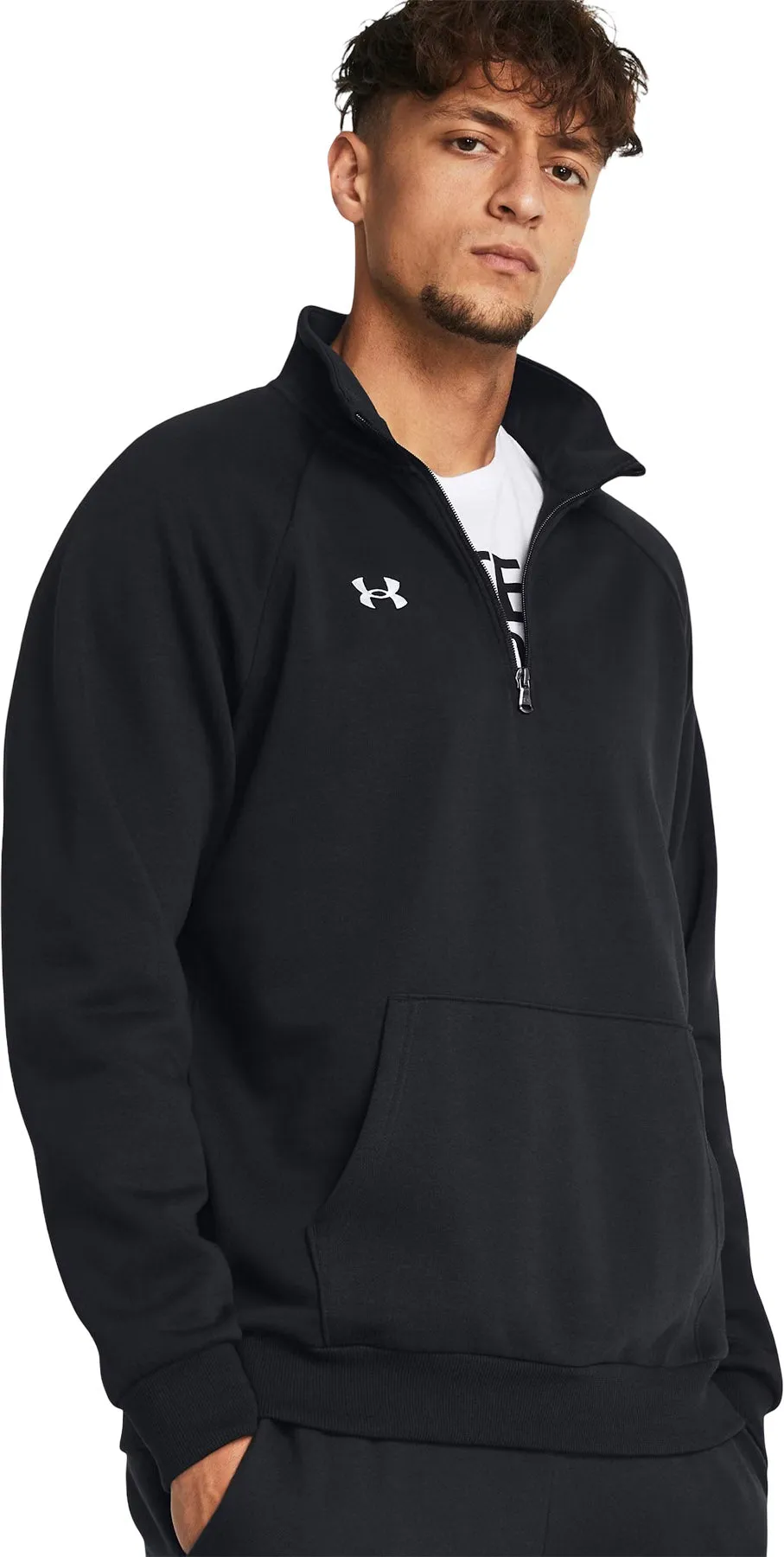 UA Rival Fleece ¼ Zip Pullover - Men's|-|Chandail à glissière ¼ UA Rival Fleece - Homme sold by Altitude Sports product image thumbnail 5