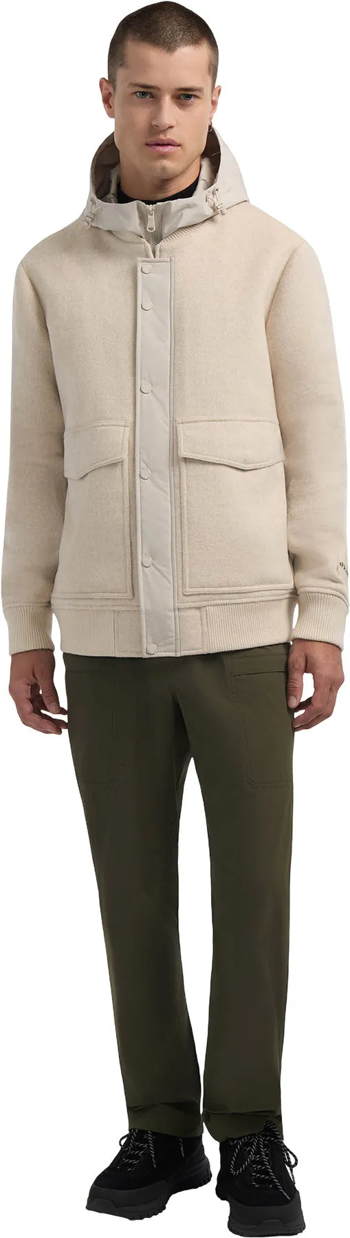 Hader Wool Blend Bomber Jacket with Removable Hooded Bib - Men's|-|Blouson aviateur en laine mélangée avec plastron à capuchon amovible Hader - Homme sold by Altitude Sports product image thumbnail 5