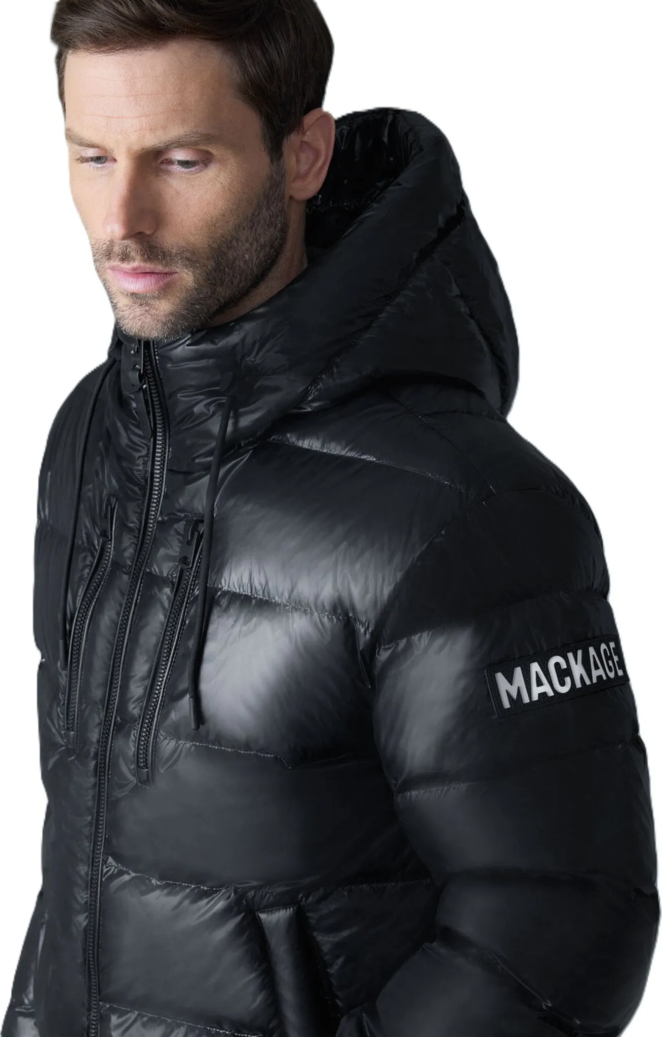 Victor-R Light Down Jacket with Storm Visor Hood - Men's|-|Manteau en duvet léger avec capuchon à visière anti-tempête Victor-R - Homme sold by Altitude Sports product image thumbnail 4