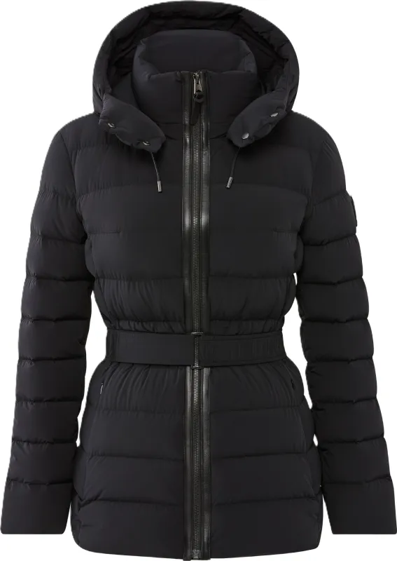 JAZMIN stretch light down jacket with tunnel hood - Women's|-|Doudoune légère extensible JAZMIN avec capuche tunnel - Femme sold by Altitude Sports