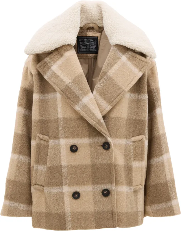 Wool Blend Double Breasted Jacket - Women's|-|Manteau à double boutonnage en mélange de laine - Femme sold by Altitude Sports