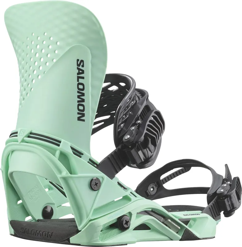 Hologram All-Mountain Snowboard Bindings|-|Fixations de planche à neige All-Mountain Hologram made by Salomon