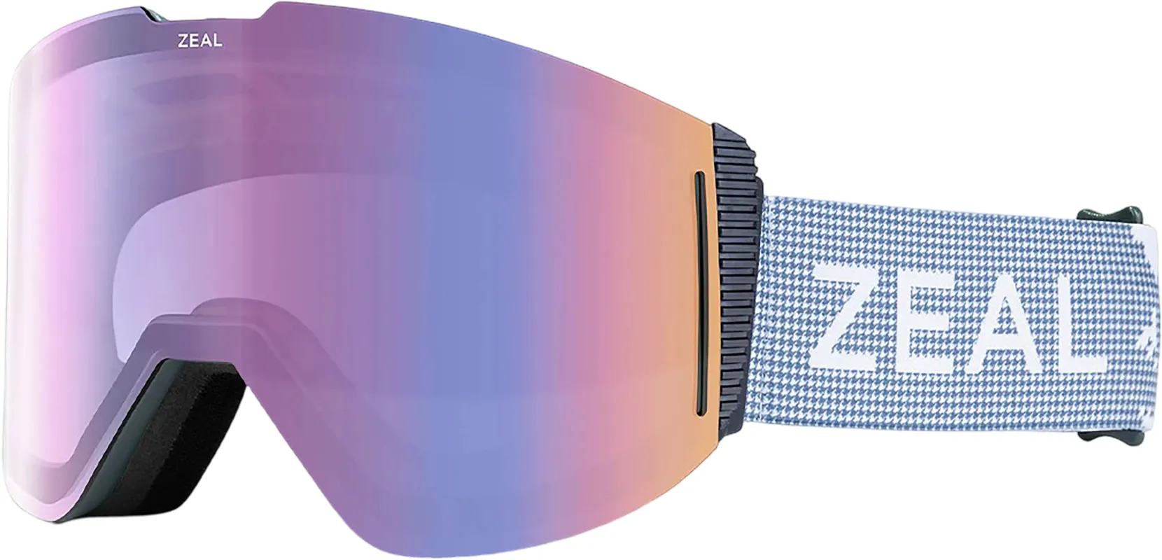Lookout RLs + ODT Ski Goggles - Houndstooth - Optimum Sakura with Sky Blue Mirror Lens|-|Lunettes de ski Lookout RLs + ODT - Houndstooth - Verres Optimum Sakura avec Sky Blue Mirror sold by Altitude Sports