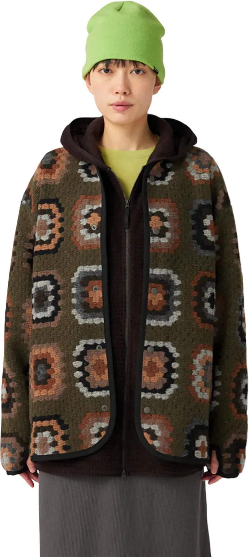 Wool Jacquard Cardigan - Unisex|-|Cardigan en laine à tricot jacquard - Unisexe sold by Altitude Sports product image thumbnail 3