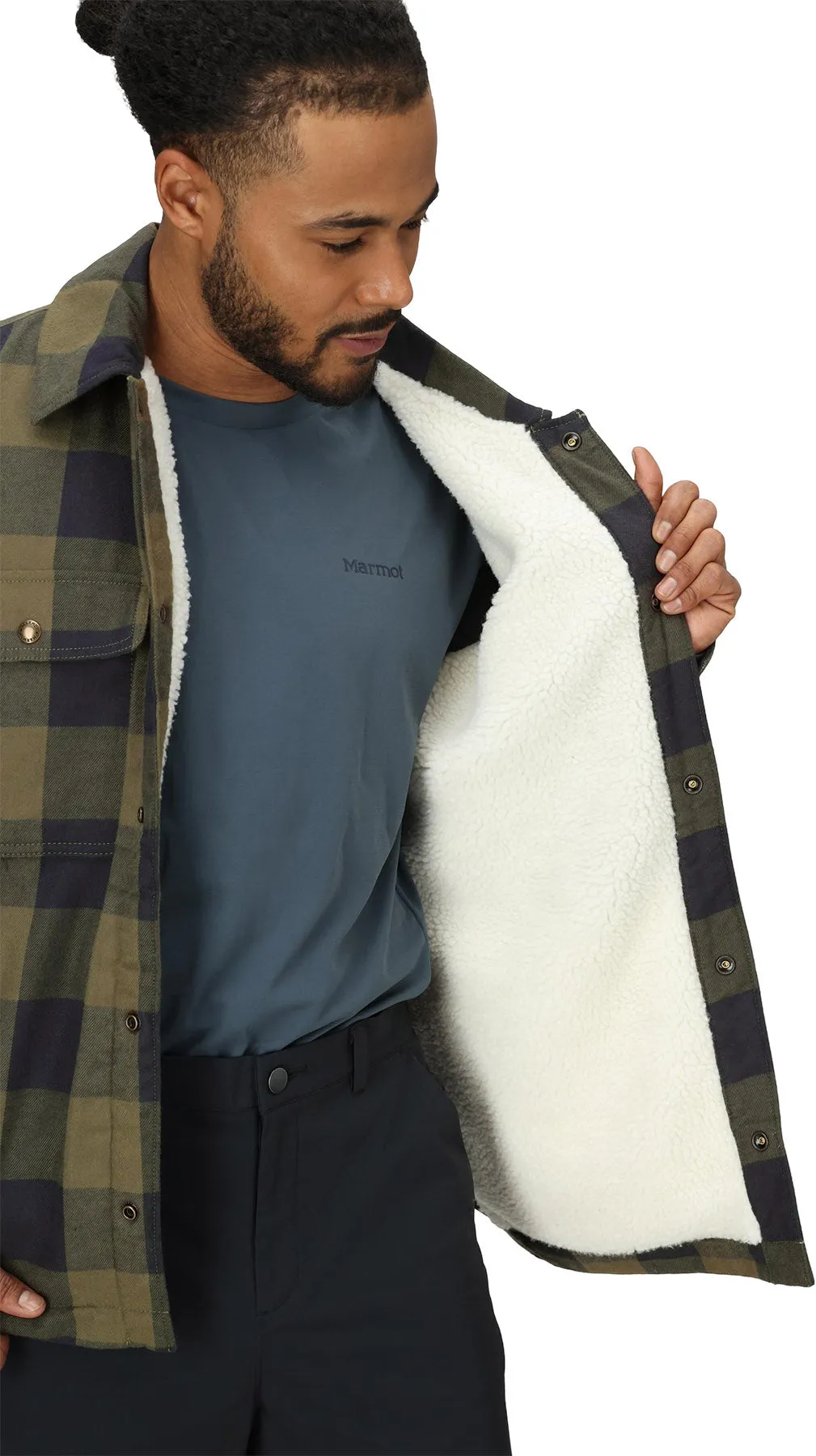 Ridgefield Heavyweight Sherpa-Lined Flannel Shirt Jacket - Men's|-|Manteau-chemise en flanelle épaisse doublée sherpa Ridgefield - Homme sold by Altitude Sports product image thumbnail 5