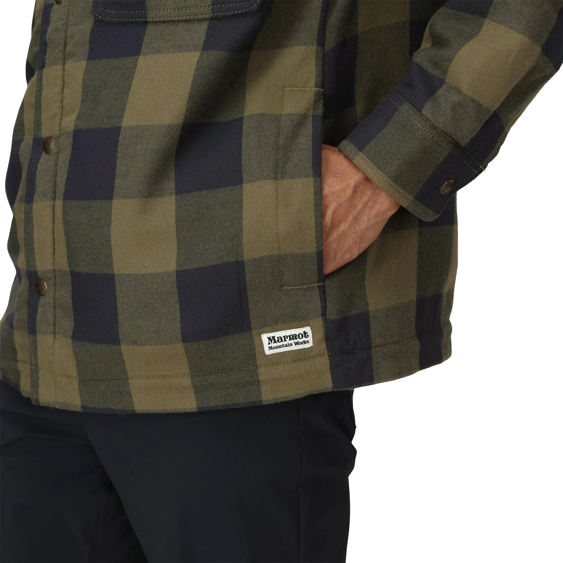Ridgefield Heavyweight Sherpa-Lined Flannel Shirt Jacket - Men's|-|Manteau-chemise en flanelle épaisse doublée sherpa Ridgefield - Homme sold by Altitude Sports product image thumbnail 3