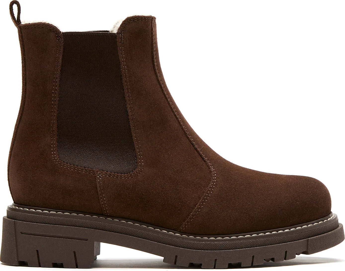 Derrick shearling-lined suede Booties - Women's|-|Bottillons doublés en mouton Derrick - Femme sold by Altitude Sports