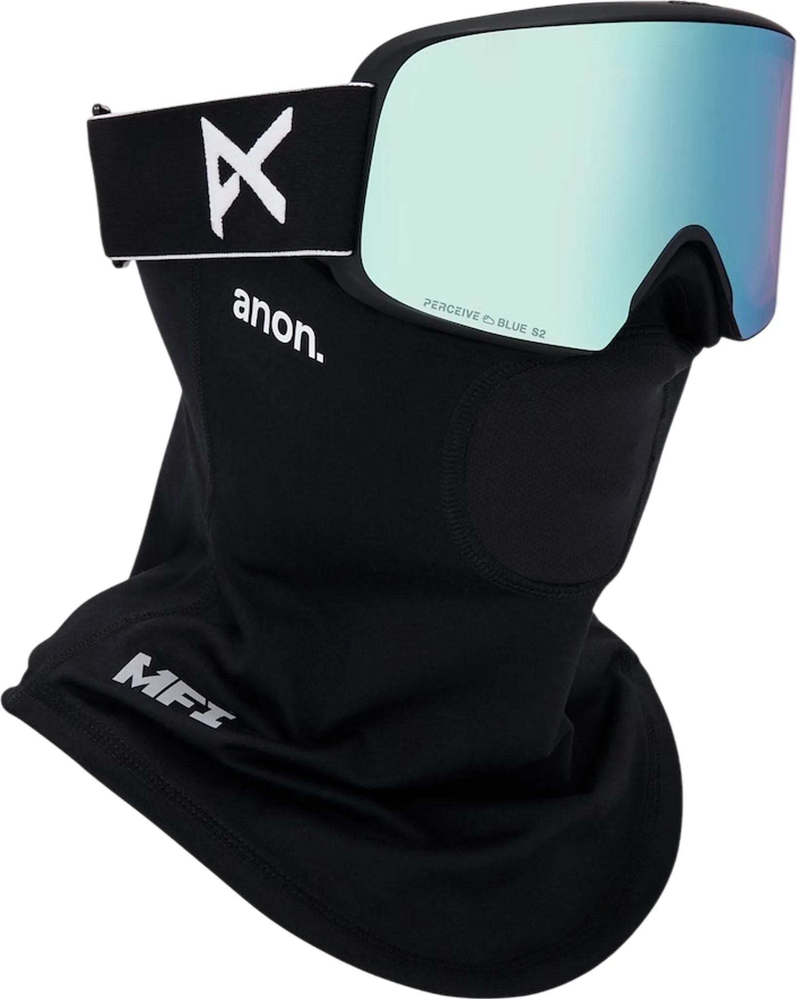 Anon M6 goggles +Bonus lens +MFI face mask - Regular Bridge - Unisex|-|Lunettes de ski M6 d'Anon avec visière en prime et cagoule MFI - Pont Classique - Unisexe sold by Altitude Sports product image thumbnail 4
