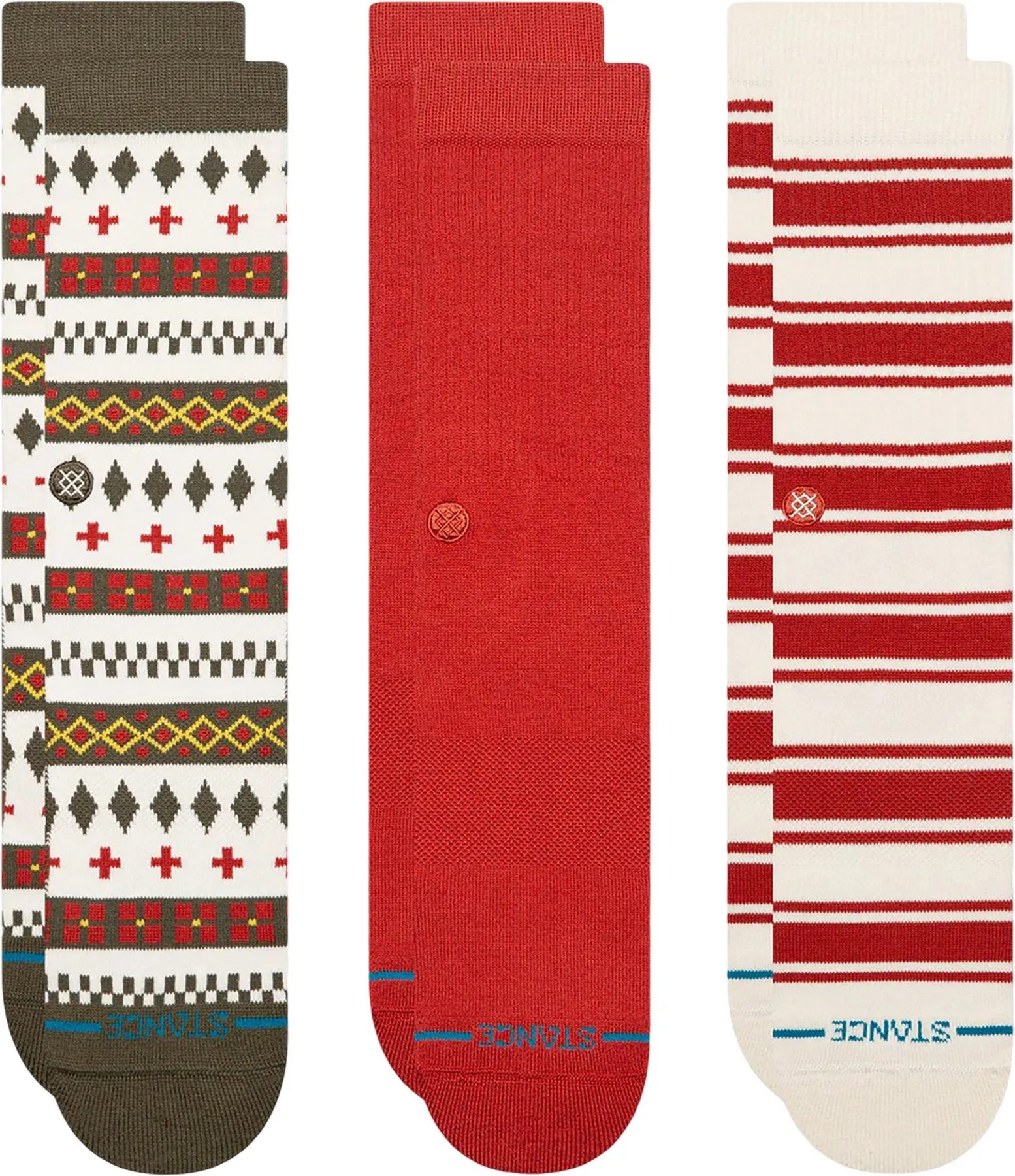 Cabin Days 3 Pack Crew Socks - Unisex|-|Chaussettes mi-mollet Cabin Days Paquet de 3 - Unisexe sold by Altitude Sports