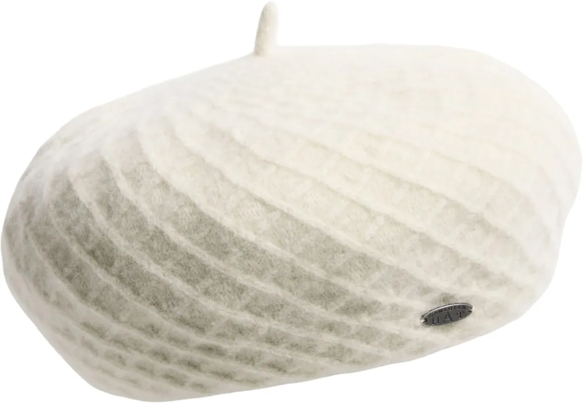 BRITNI TEXTURED WOOLEN BERET HAT - Women's|-|BRITNI CHAPEAU BÉRET EN LAINE TEXTURÉE - Femme sold by Altitude Sports