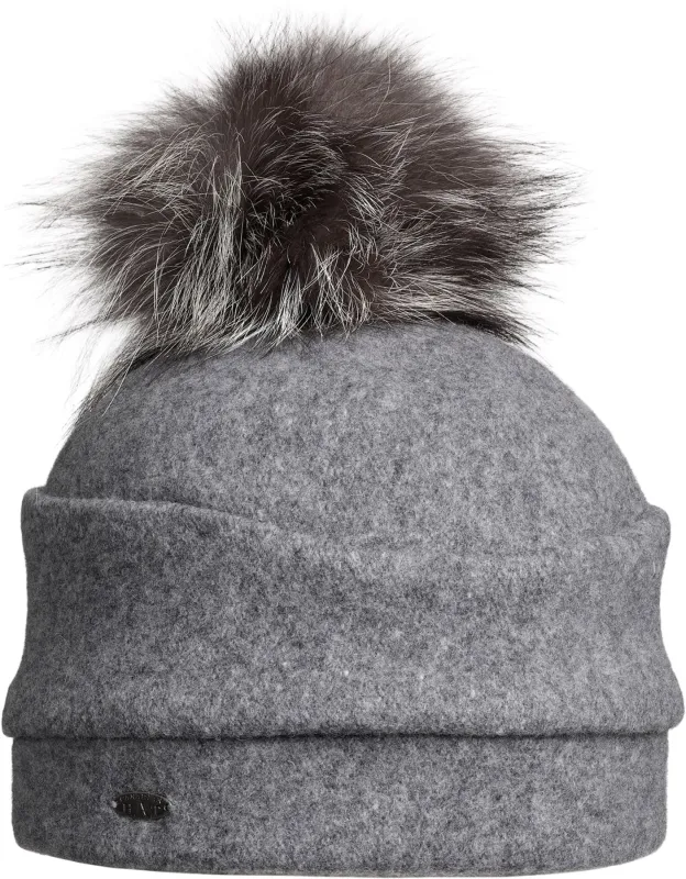 ORLA - ORMOS BEANIE W BAND AND UPCYCLED FUR POM - Women's|-|Orla - Tuque Ormos avec bande - Femme made by Altitude Sports