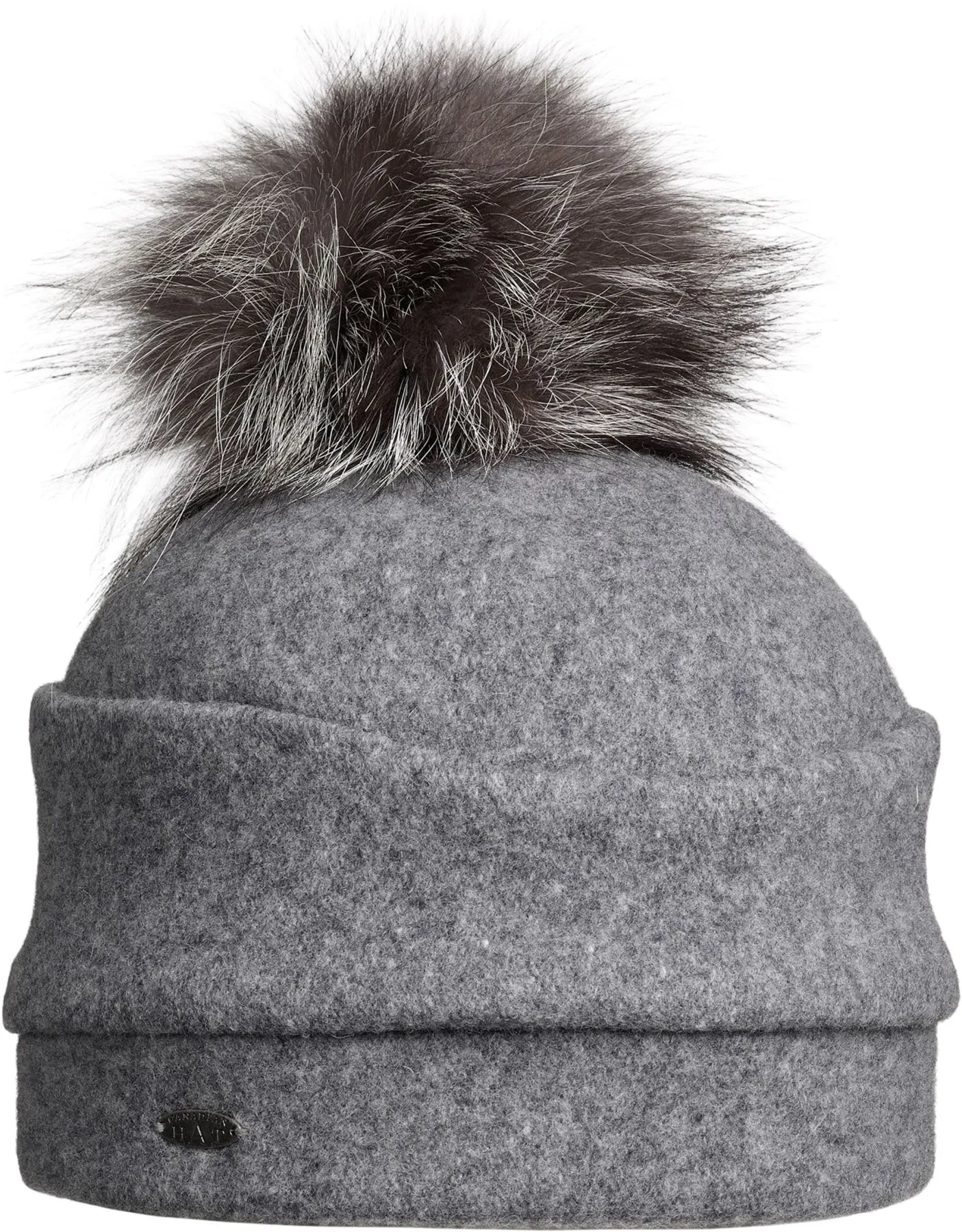 ORLA - ORMOS BEANIE W BAND AND UPCYCLED FUR POM - Women's|-|Orla - Tuque Ormos avec bande - Femme sold by Altitude Sports