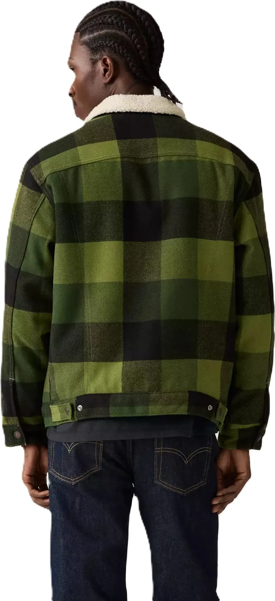 Relaxed Fit Plaid Trucker Jacket - Men's|-|Manteau de camionneur à carreaux coupe décontractée - Homme sold by Altitude Sports product image thumbnail 3